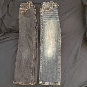 Old Navy Boys Jeans Lot of 2 Sz 8 Slim